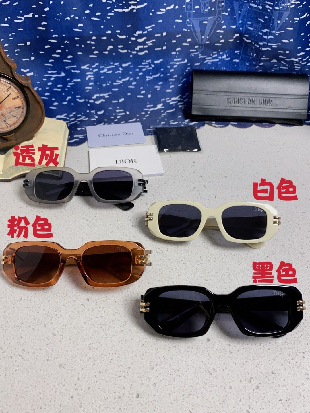 Dior Square Brown Lens Sunglasses for Men & Women - 465293 - detail image 12