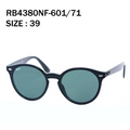 Ray-Ban RB4380 Round Blue Lens Sunglasses for Women