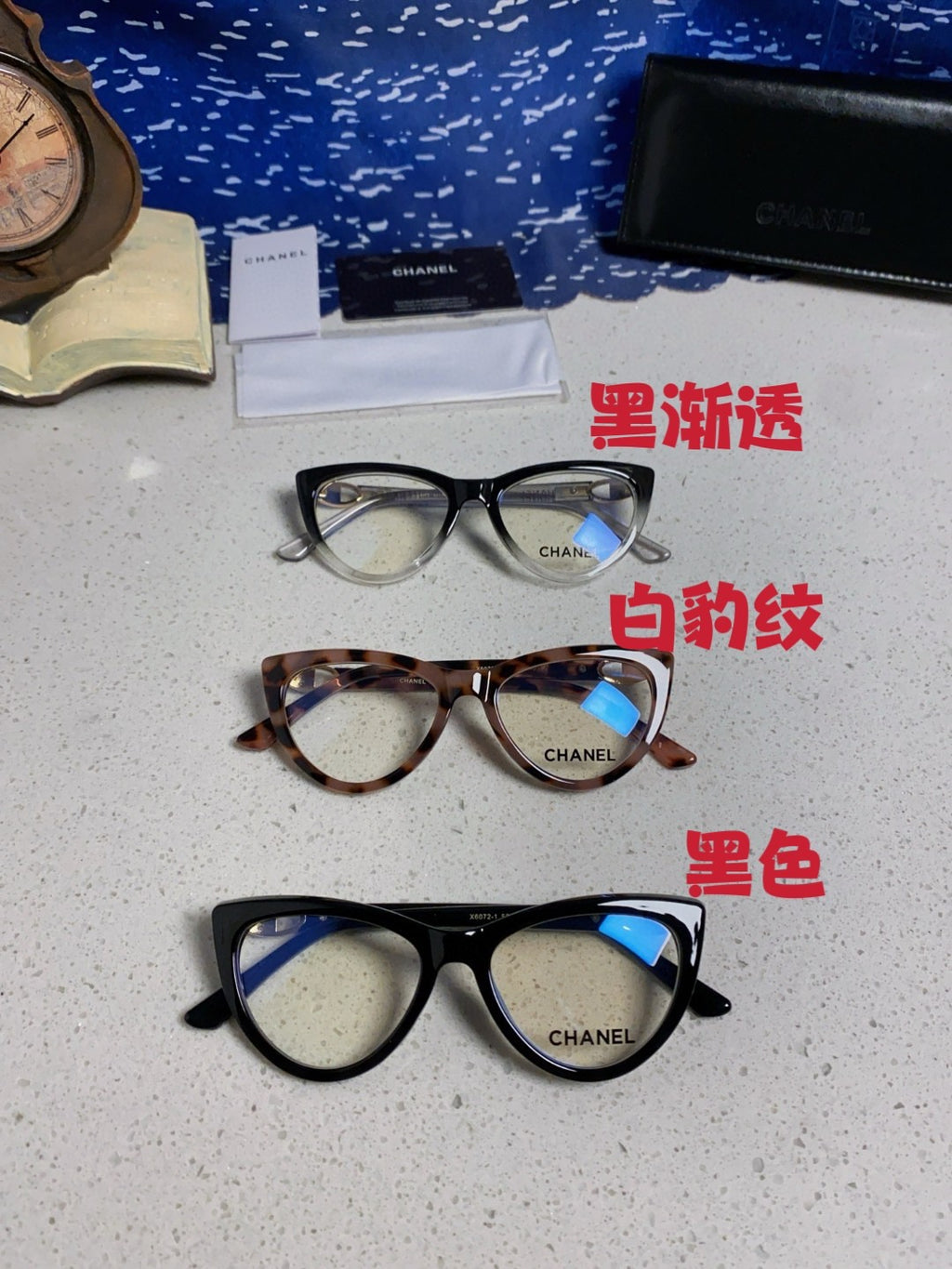 Chanel Cat-Eye Silver Lens Sunglasses for Men & Women - 398501 - detail image 12