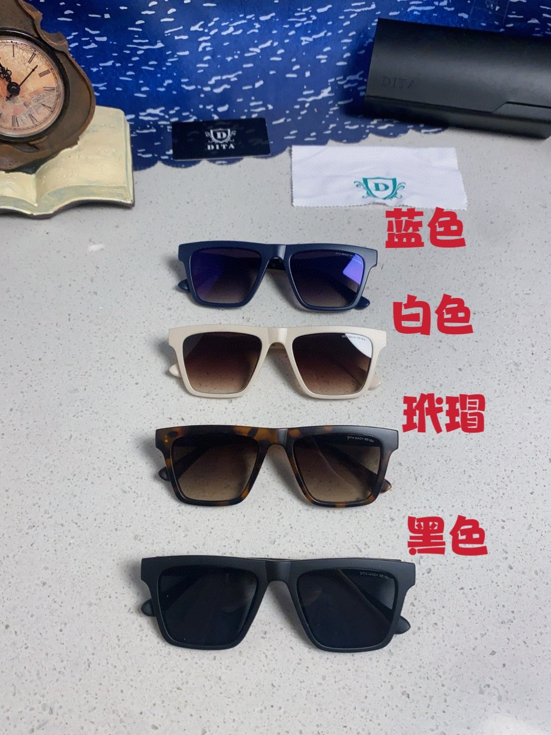 Dita Fashion Silver Lens Sunglasses for Men & Women - detail image 8