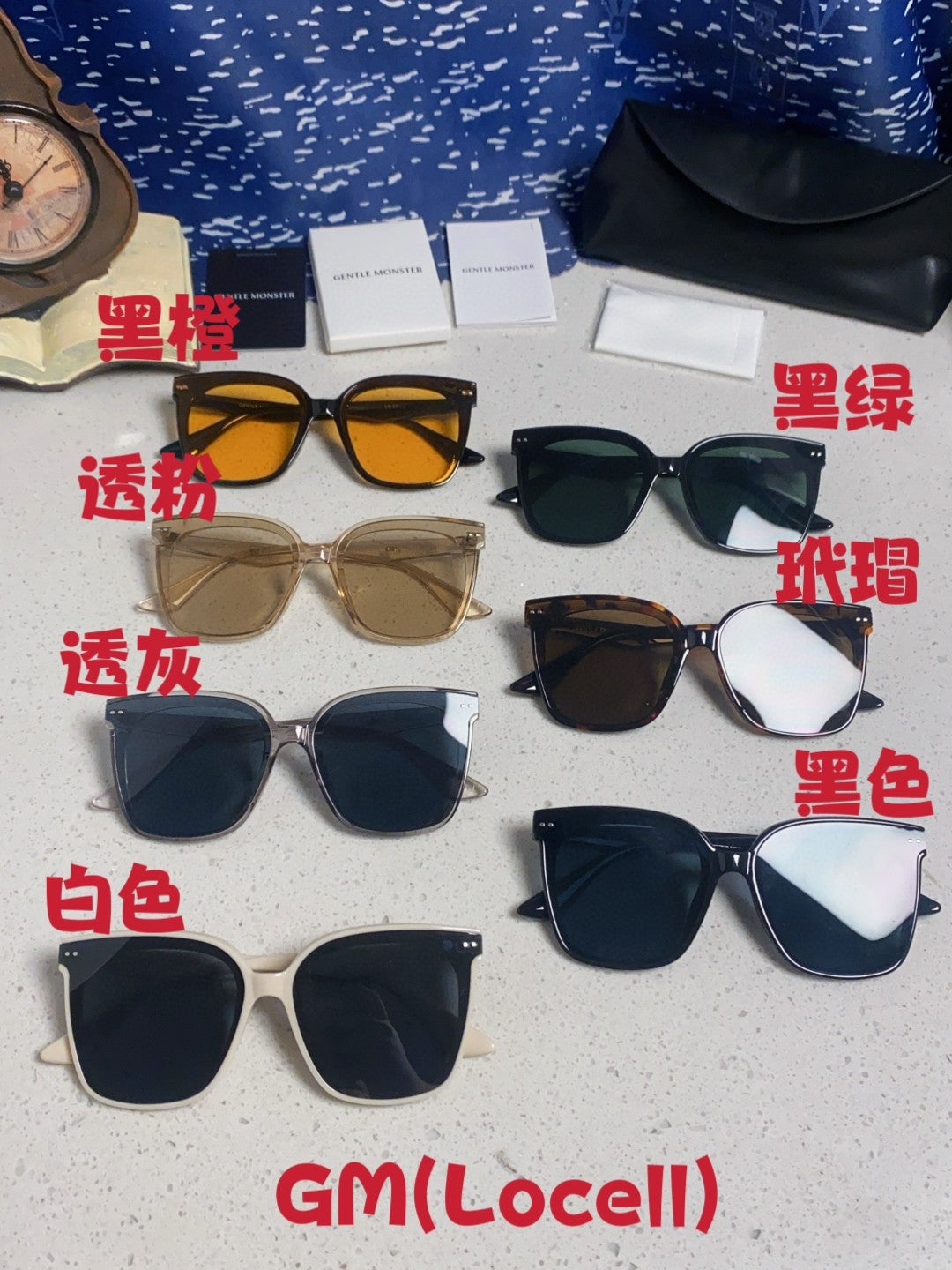 Gentle Monster LOCELL Polarized Oversized Black Lens Sunglasses - detail image 12