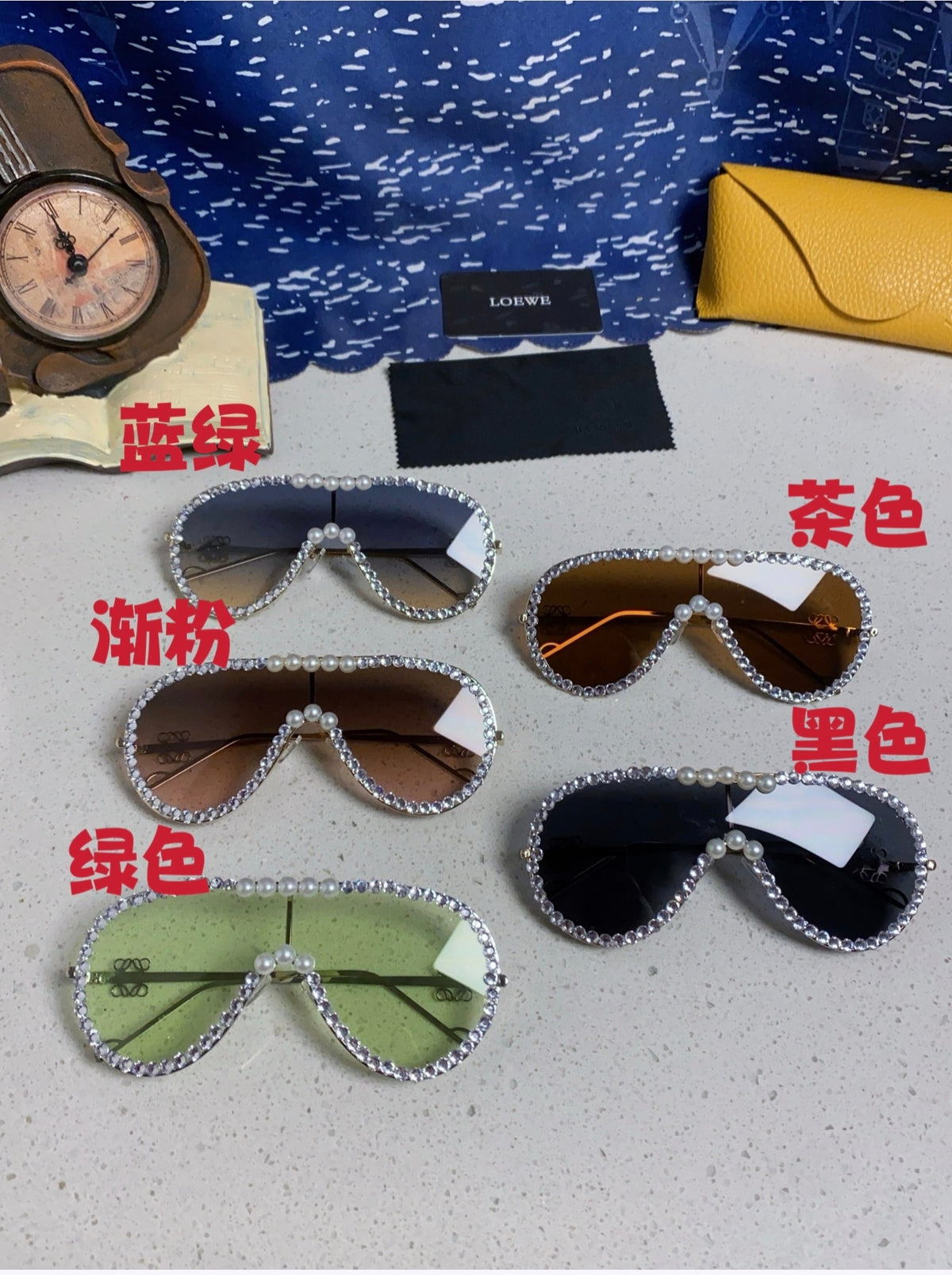 Loewe Oversized Brown Lens Sunglasses for Men & Women - detail image 11