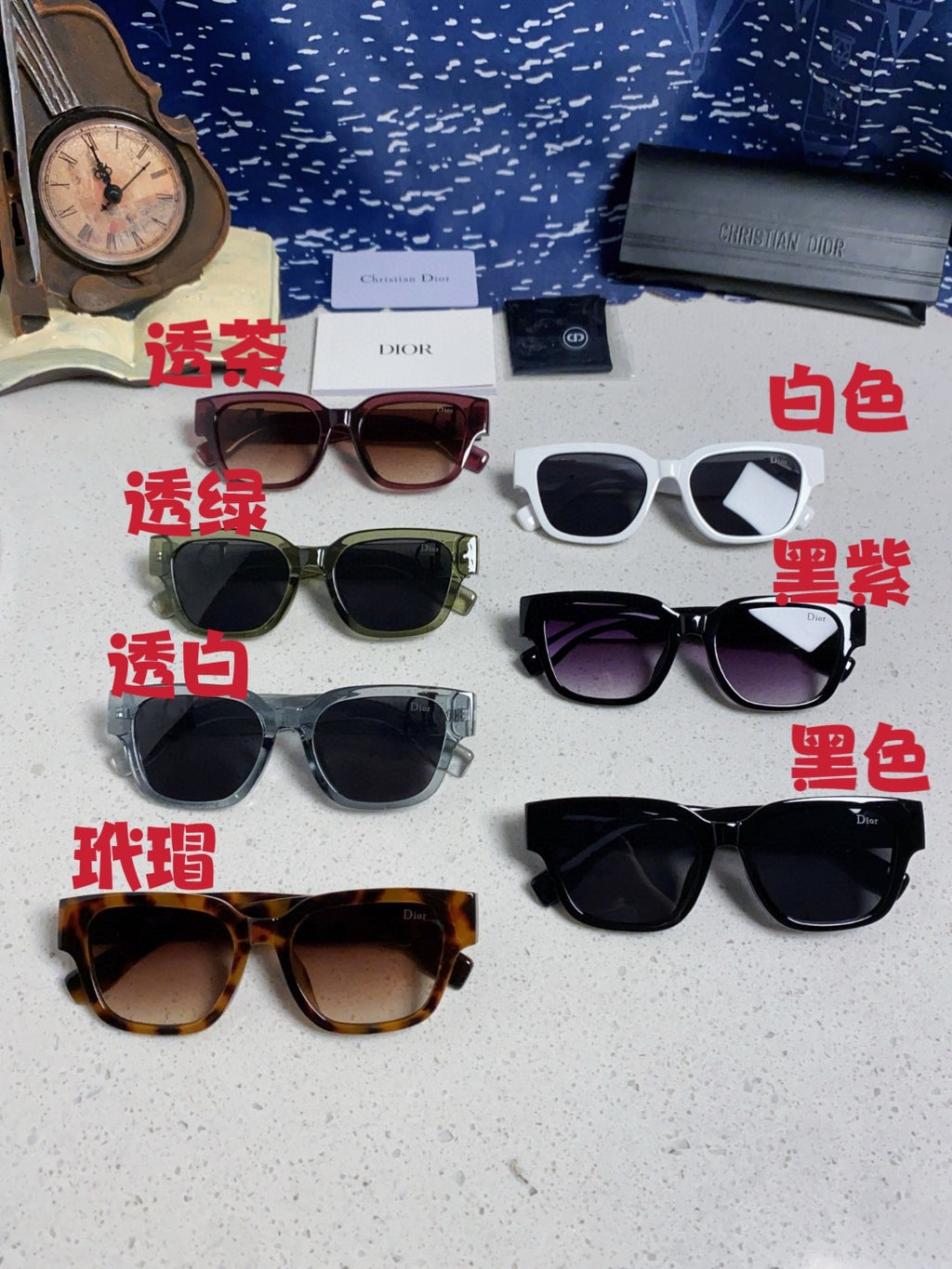 Dior Oversized Brown Lens Sunglasses for Women - detail image 11