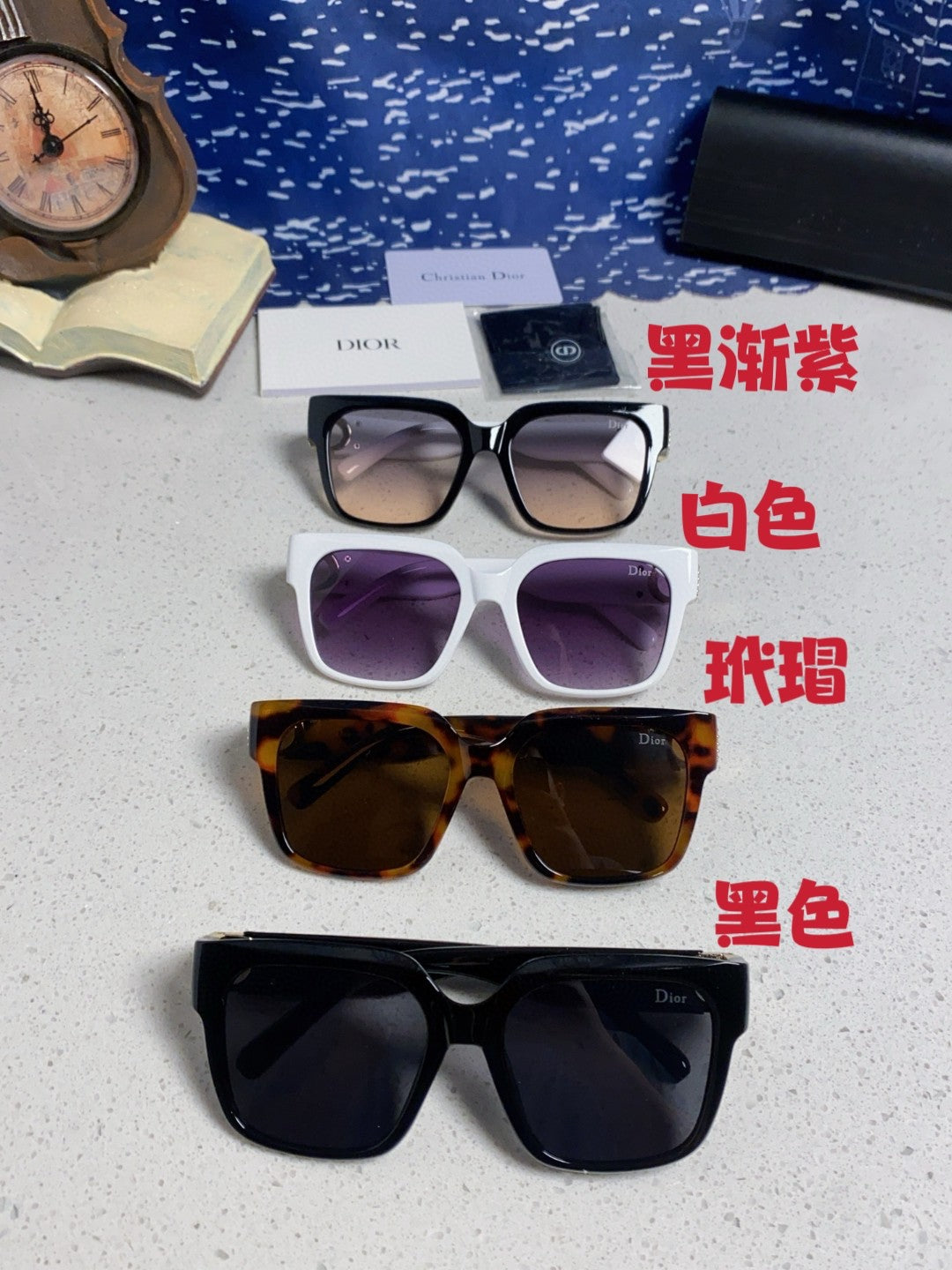 Dior Oversized Silver Lens Sunglasses for Women - detail image 12