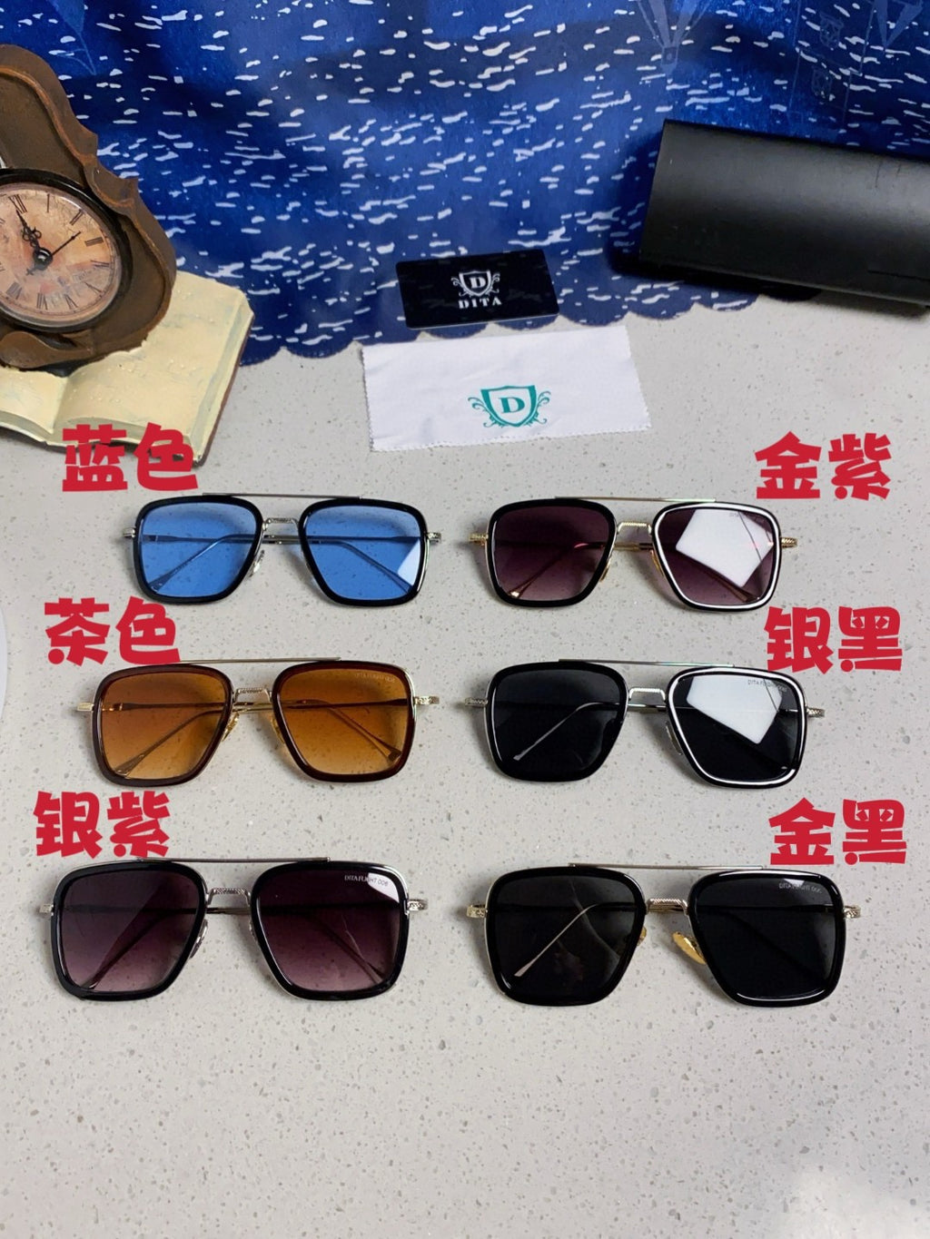 Dita Fashion Silver Lens Sunglasses for Men - detail image 12