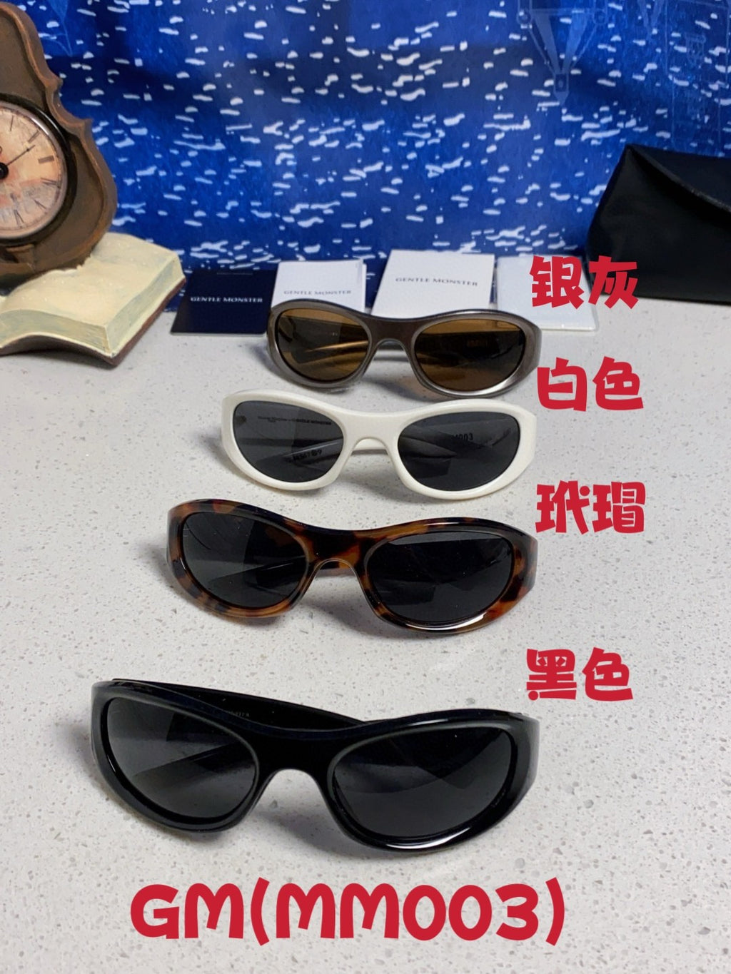 Gentle Monster MM003 Cat-Eye Silver Lens Sunglasses for Women - 416457 - detail image 12