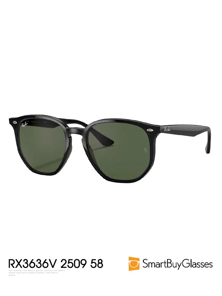 Ray-Ban RB4306 Oversized Black Lens Sunglasses for Men & Women - 450146