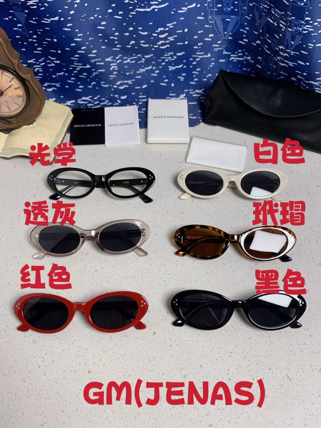 Gentle Monster JEANS Cat-Eye Silver Lens Sunglasses for Men & Women - detail image 12