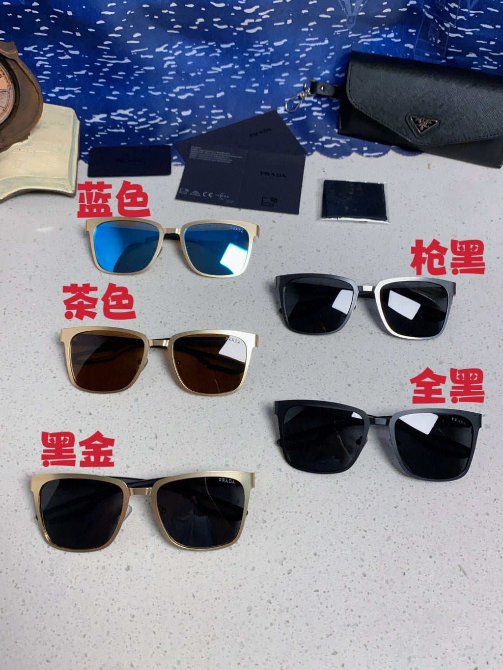 Prada Fashion Silver Lens Sunglasses for Men & Women - 487193 - detail image 12