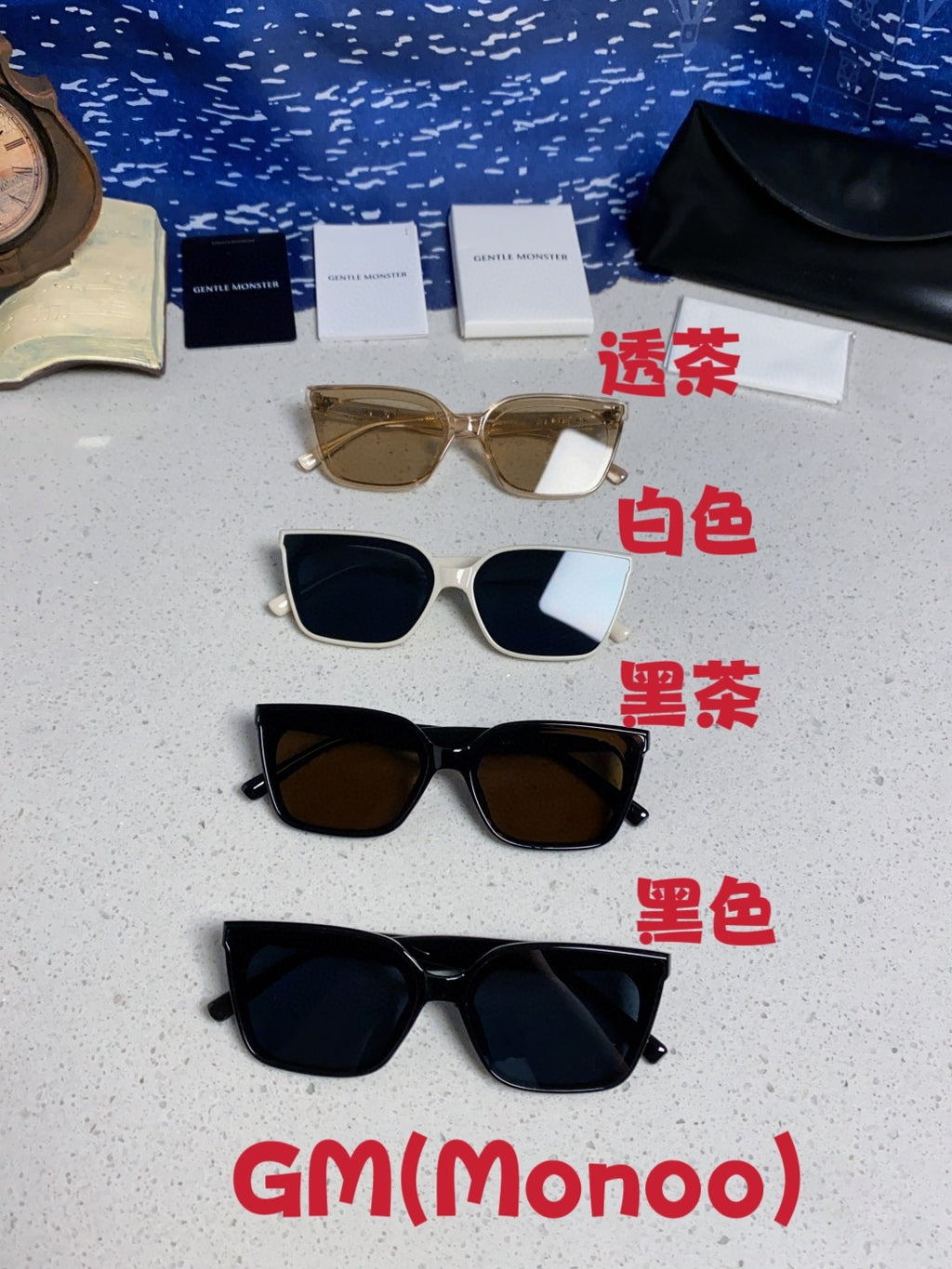 Gentle Monster MONOO Polarized Square Brown Lens Sunglasses for Men & - 998473 - detail image 12