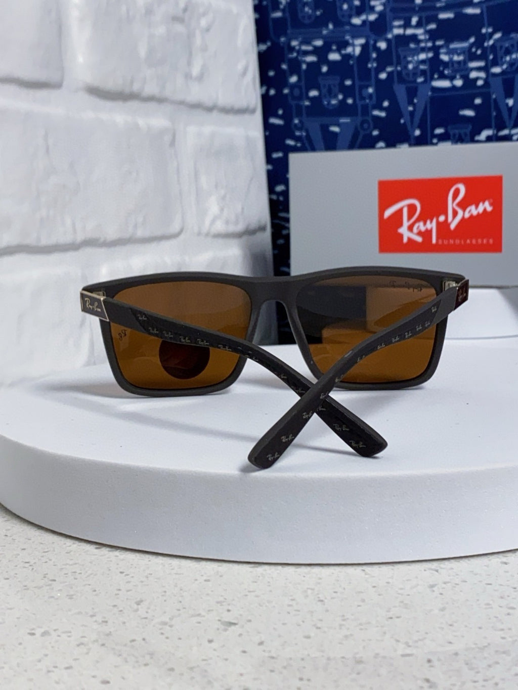 Ray-Ban RB69030 Square Brown Lens Sunglasses for Men - 450164 - detail image 3