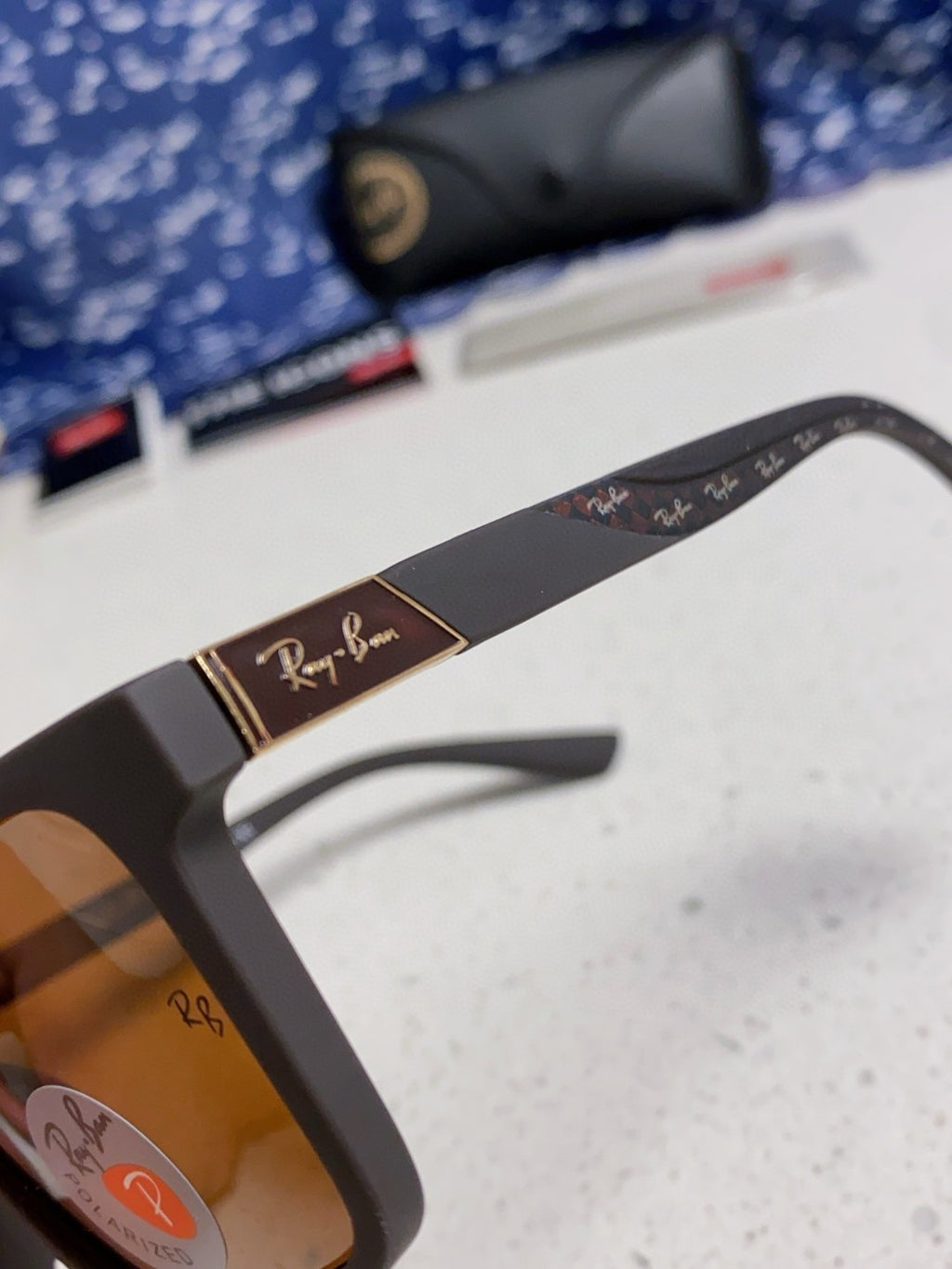 Ray-Ban RB69030 Square Brown Lens Sunglasses for Men - 450164 - detail image 7