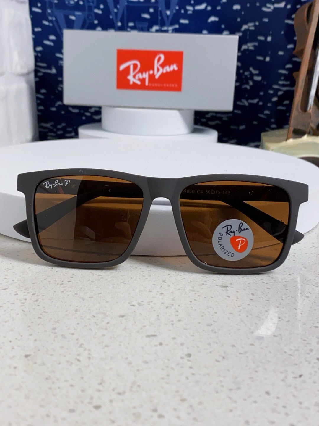 Ray-Ban RB69030 Square Brown Lens Sunglasses for Men - 450164 - detail image 9