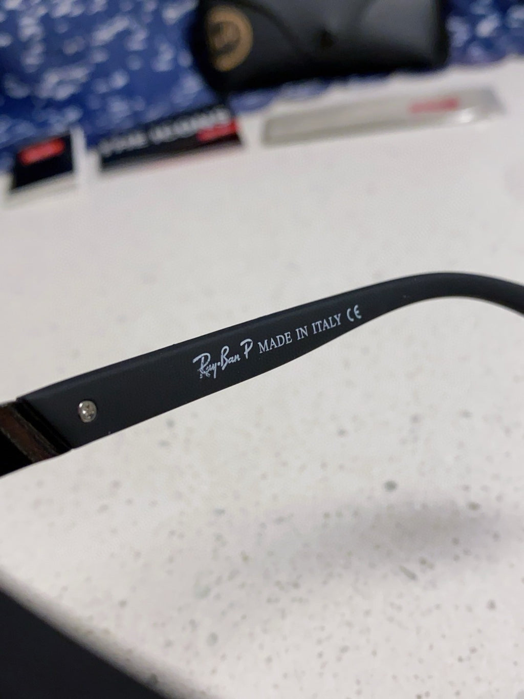 Ray-Ban RB69030 Square Silver Lens Sunglasses for Men - 416704 - detail image 8