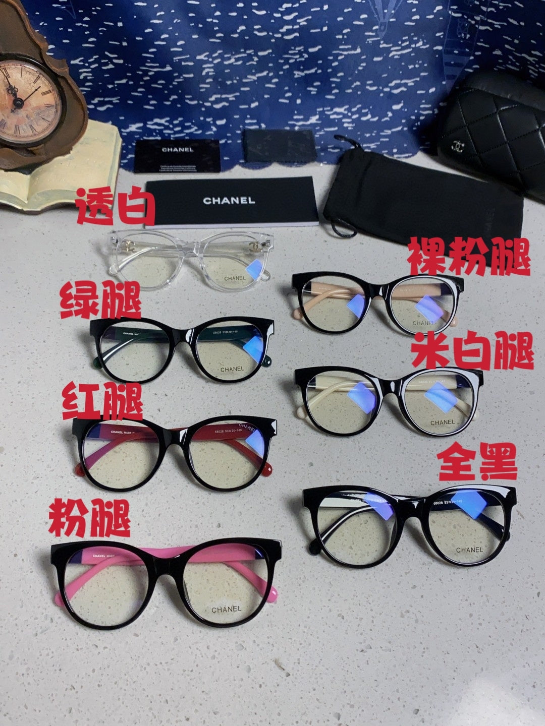 Chanel Fashion Silver Lens Sunglasses for Women - 415184 - detail image 12