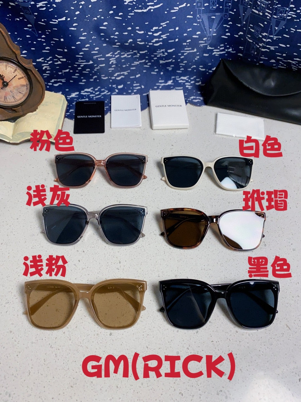 Gentle Monster RICK Polarized Oversized Black Lens Sunglasses for Men - 132657 - detail image 12