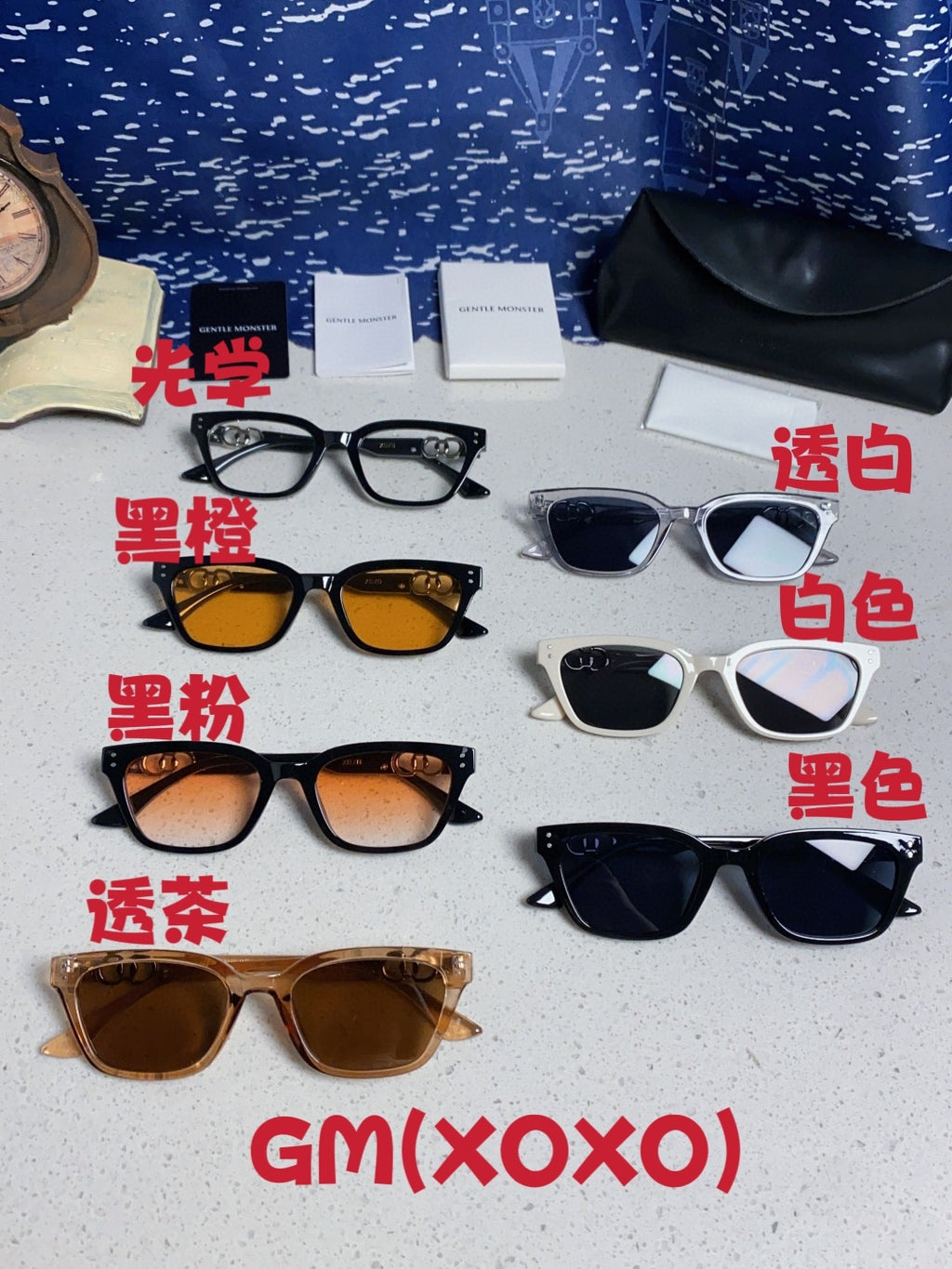Gentle Monster XOXO Square Brown Lens Sunglasses for Men & Women - detail image 12