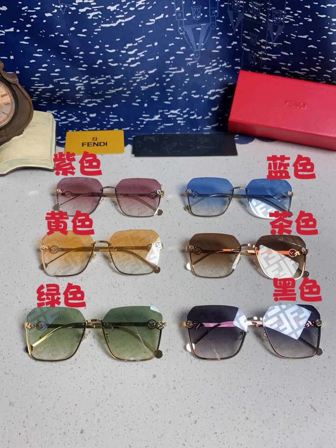 Fendi Fashion Silver Lens Sunglasses for Men & Women - 372468 - detail image 11