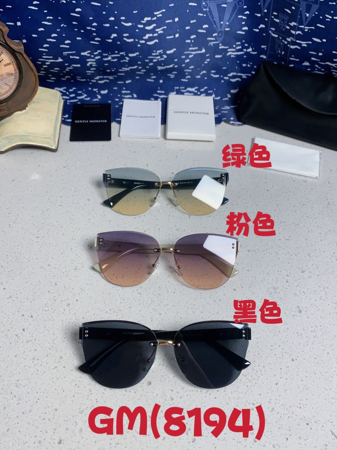 Gentle Monster 8194 Lightweight Rimless Silver Lens Sunglasses for Wo - 935508 - detail image 12