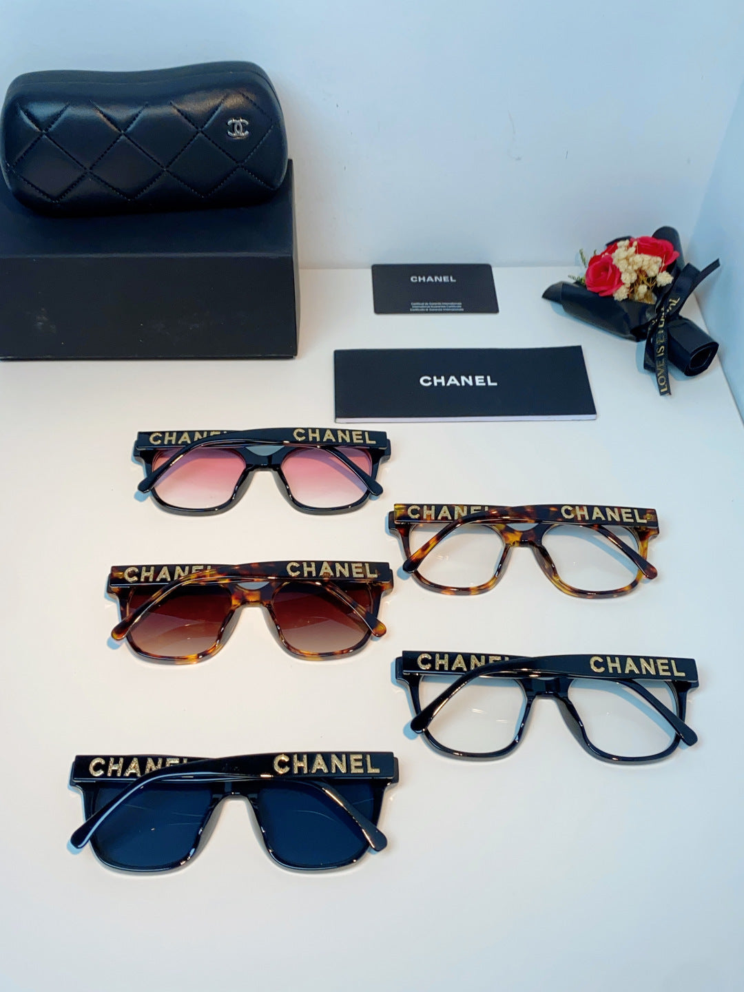 Chanel Square Brown Lens Sunglasses for Women - 431648 - detail image 11