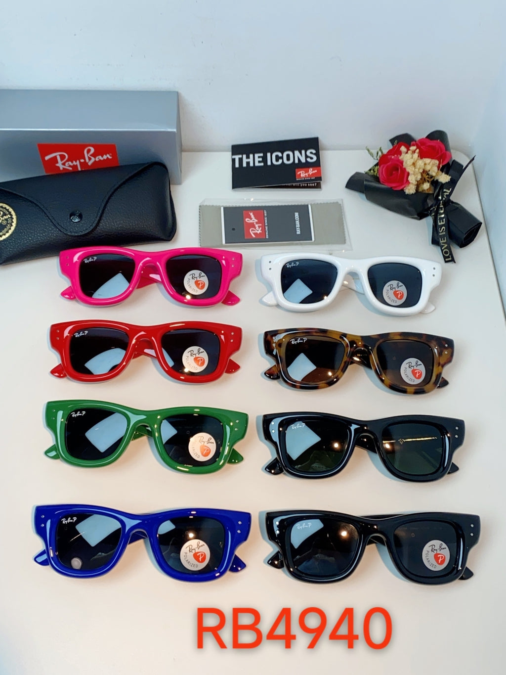 Ray-Ban Square Brown Lens Sunglasses for Men & Women - detail image 12