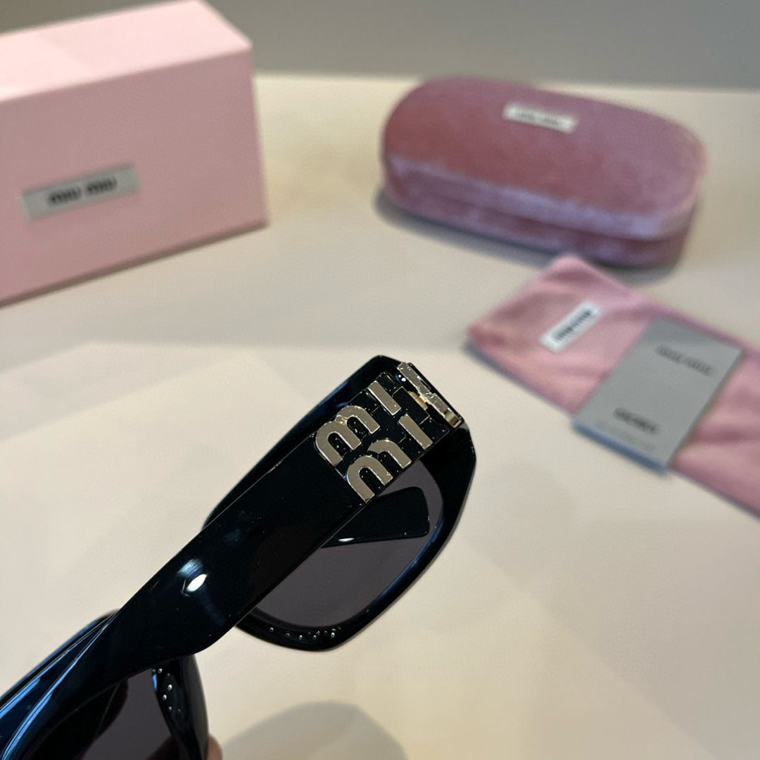 Miu Miu Cat-Eye Black Lens Sunglasses for Men & Women - 372431 - detail image 8