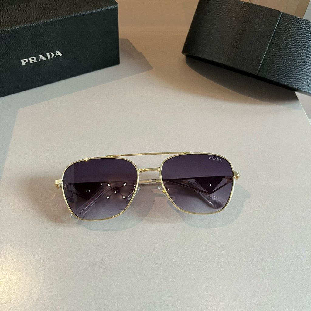 Prada Polarized Fashion Silver Lens Sunglasses for Men - 372134 - detail image 5