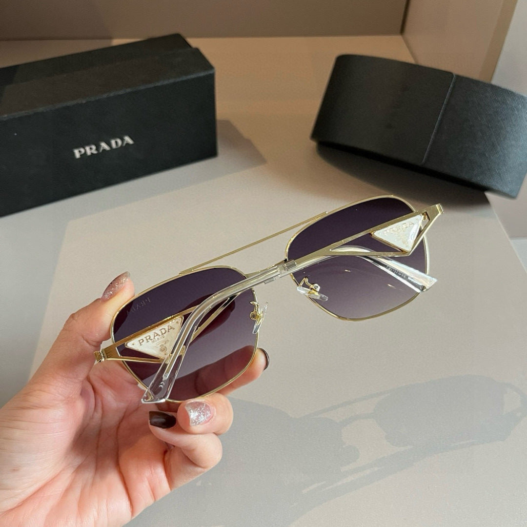 Prada Polarized Fashion Silver Lens Sunglasses for Men - 372134 - detail image 6