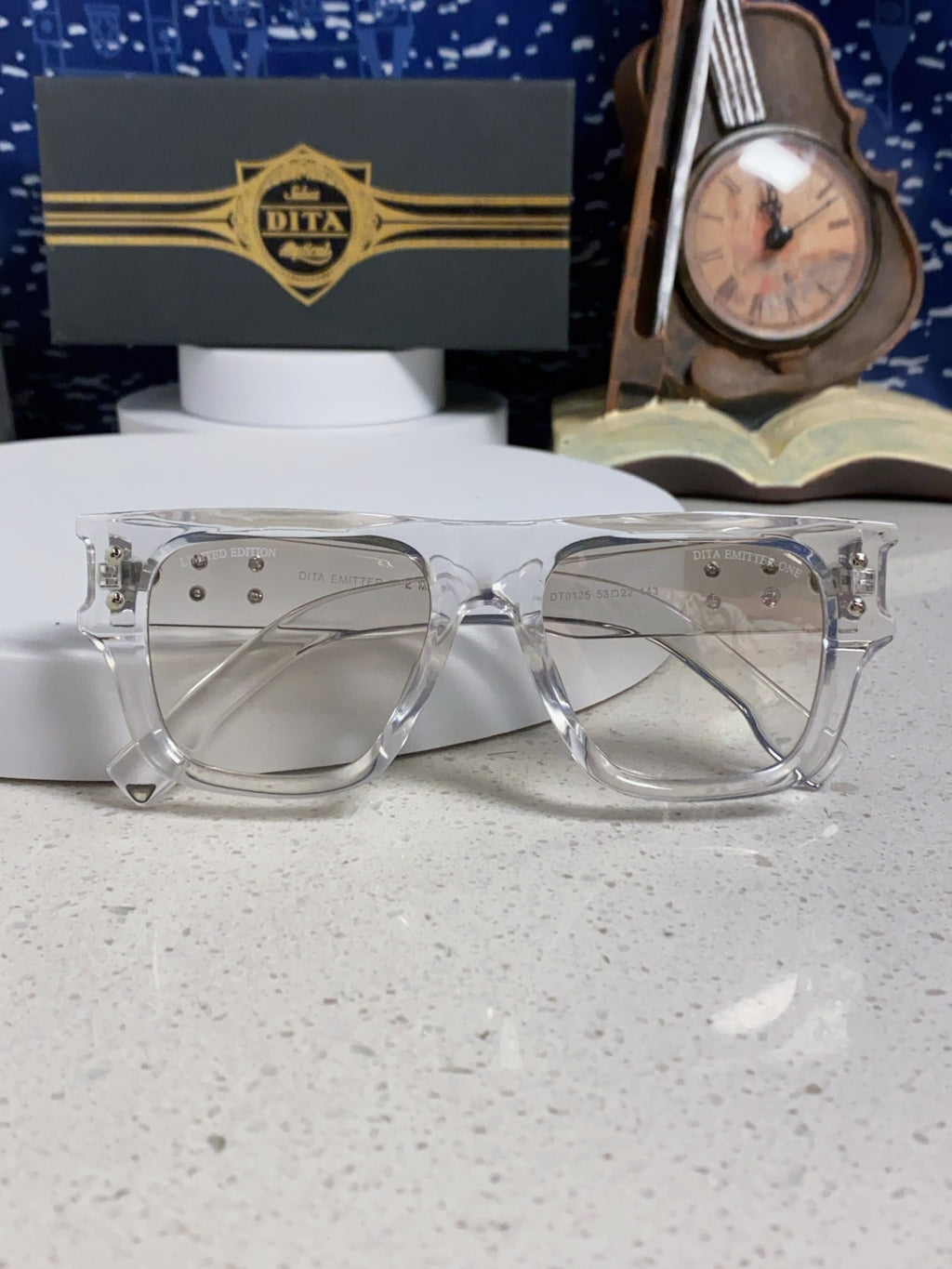 Dita Square Silver Lens Sunglasses for Men & Women - 399418 - detail image 3