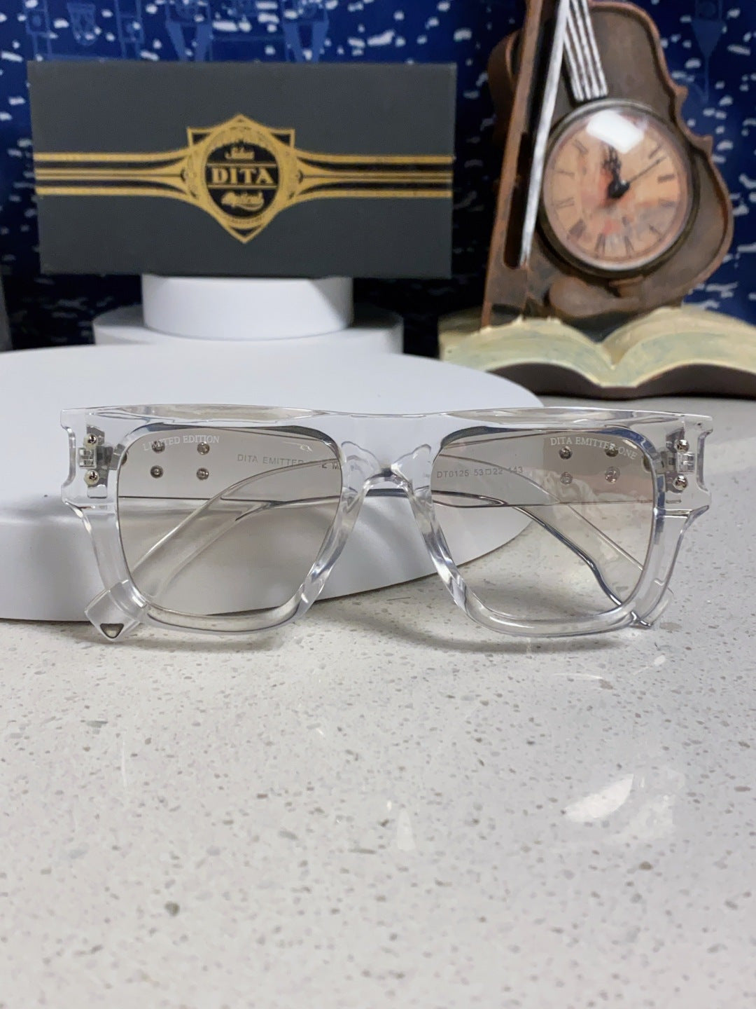 Dita Square Silver Lens Sunglasses for Men & Women - 399418 - detail image 3
