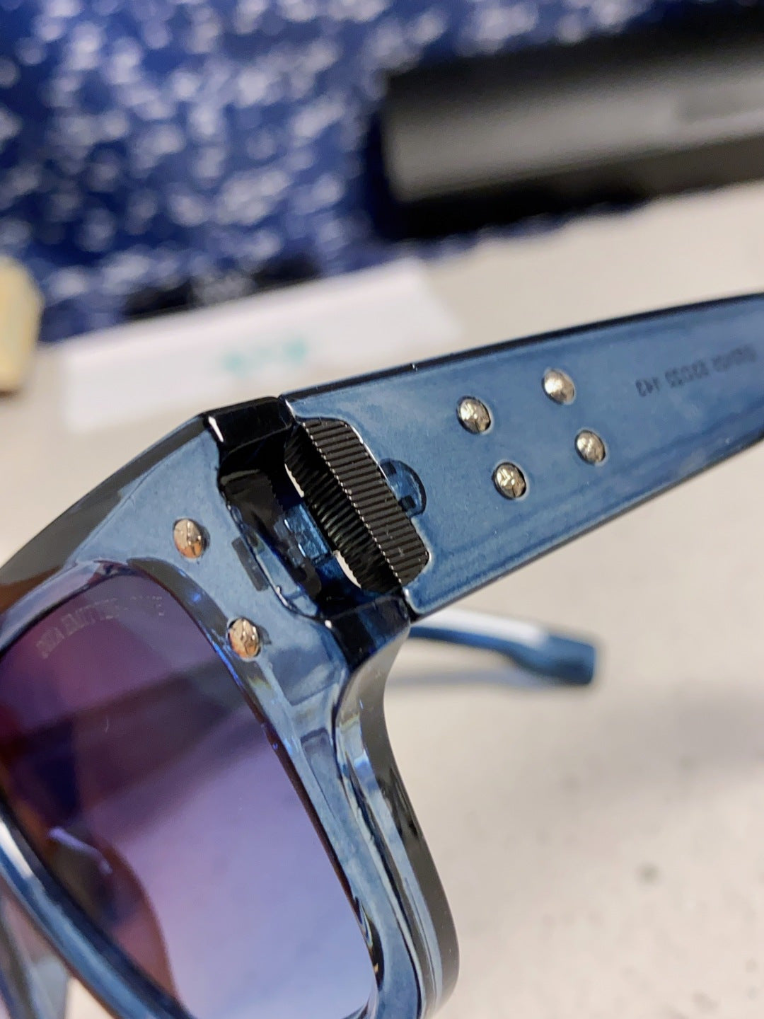 Dita Square Blue Lens Sunglasses for Men & Women - 399419