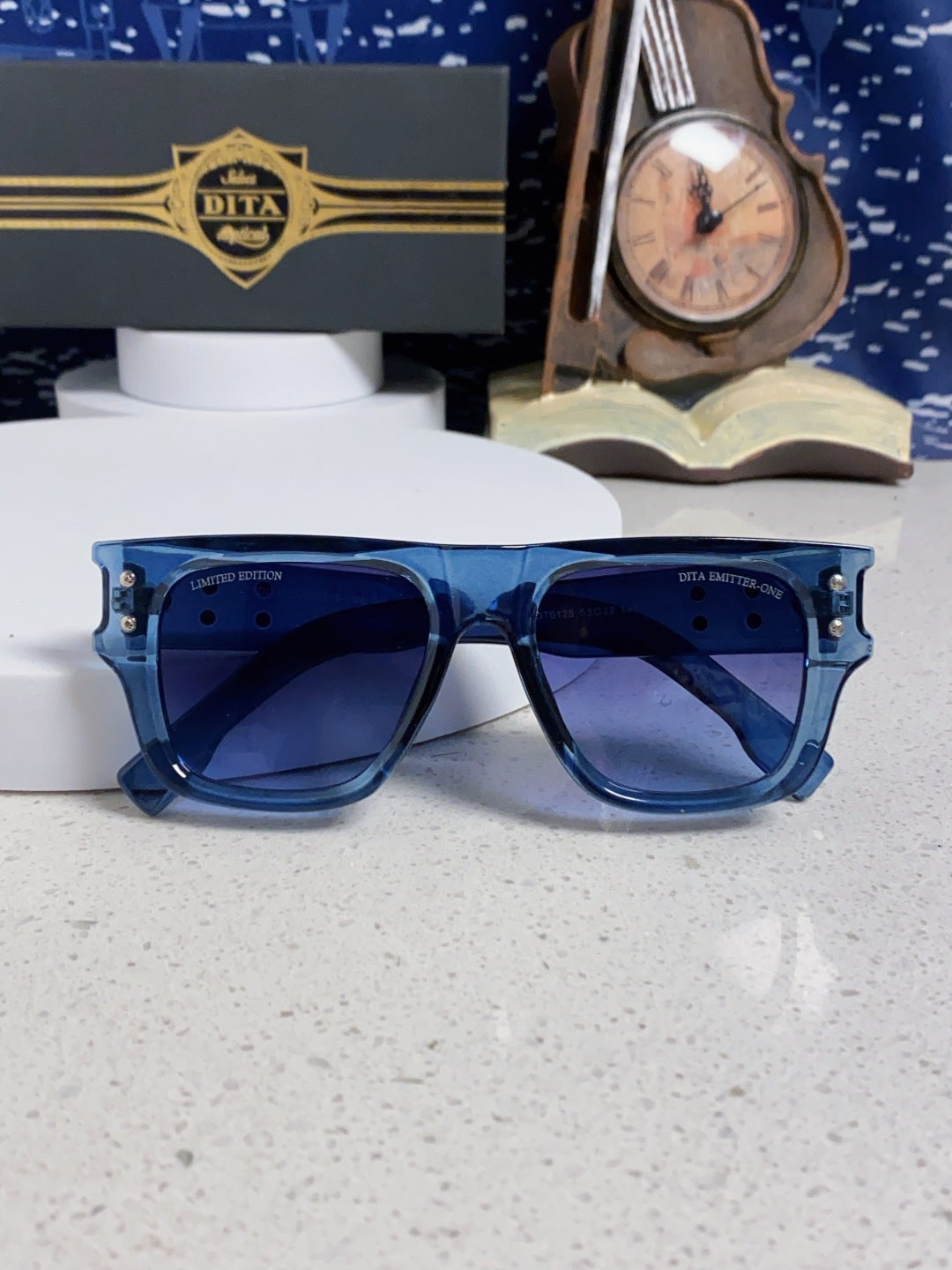 Dita Square Blue Lens Sunglasses for Men & Women - 399419 - detail image 3