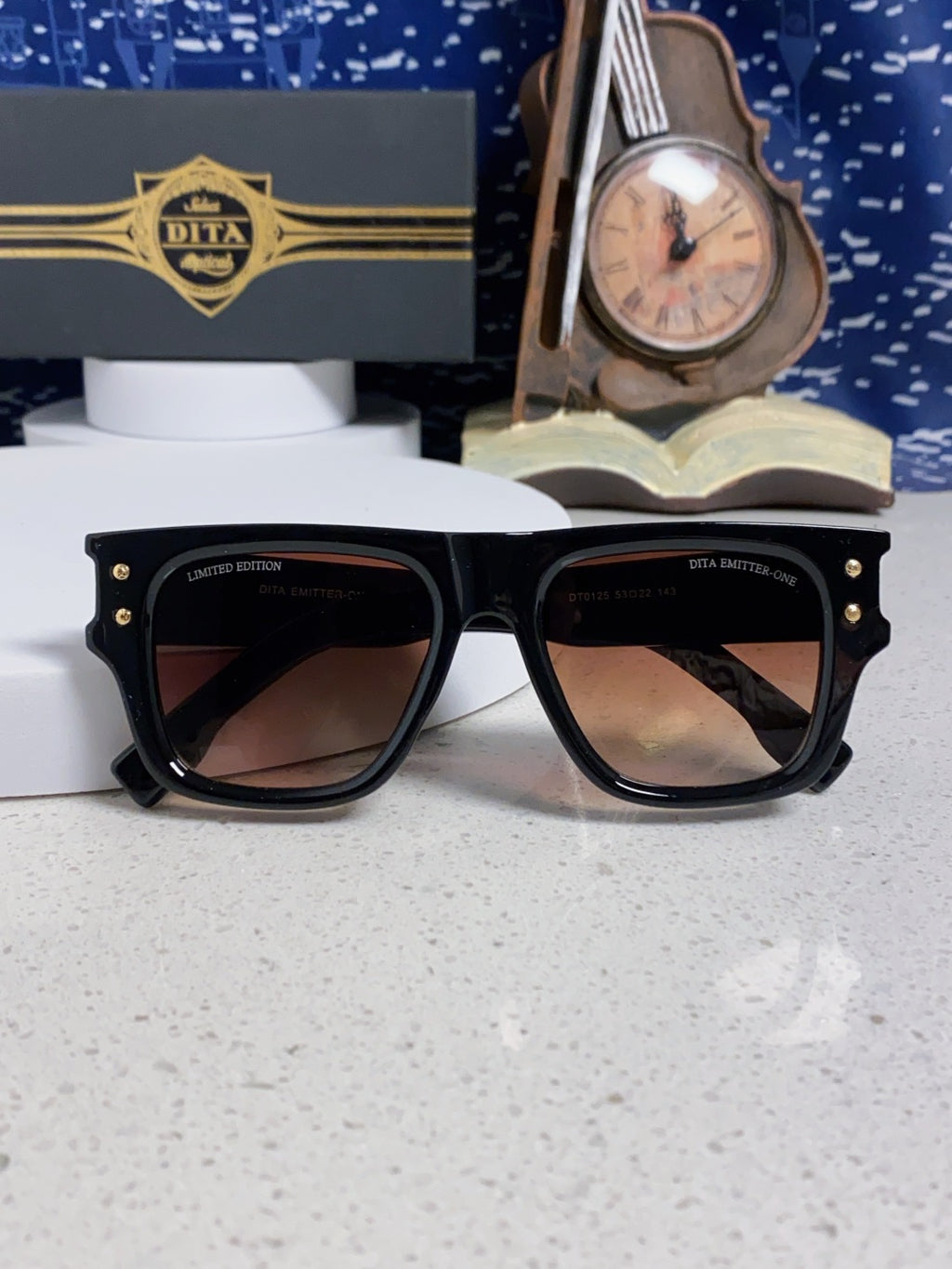 Dita Square Red Lens Sunglasses for Men & Women - detail image 9