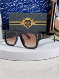Dita Square Red Lens Sunglasses for Men & Women