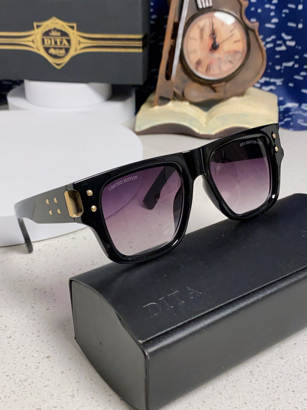 Dita Square Silver Lens Sunglasses for Men & Women - detail image 10