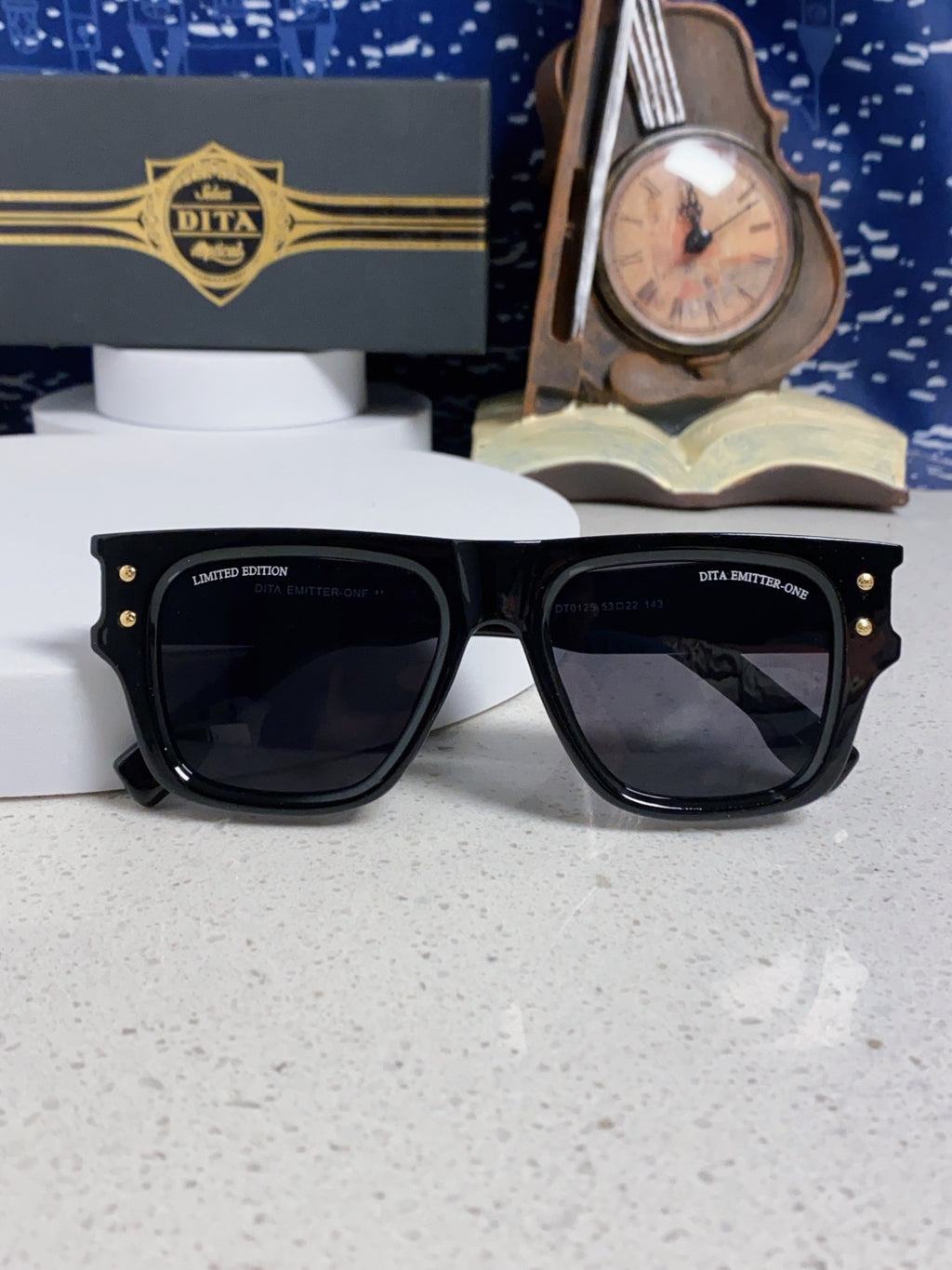 Dita Square Gray Lens Sunglasses for Men & Women - 399422 - detail image 3