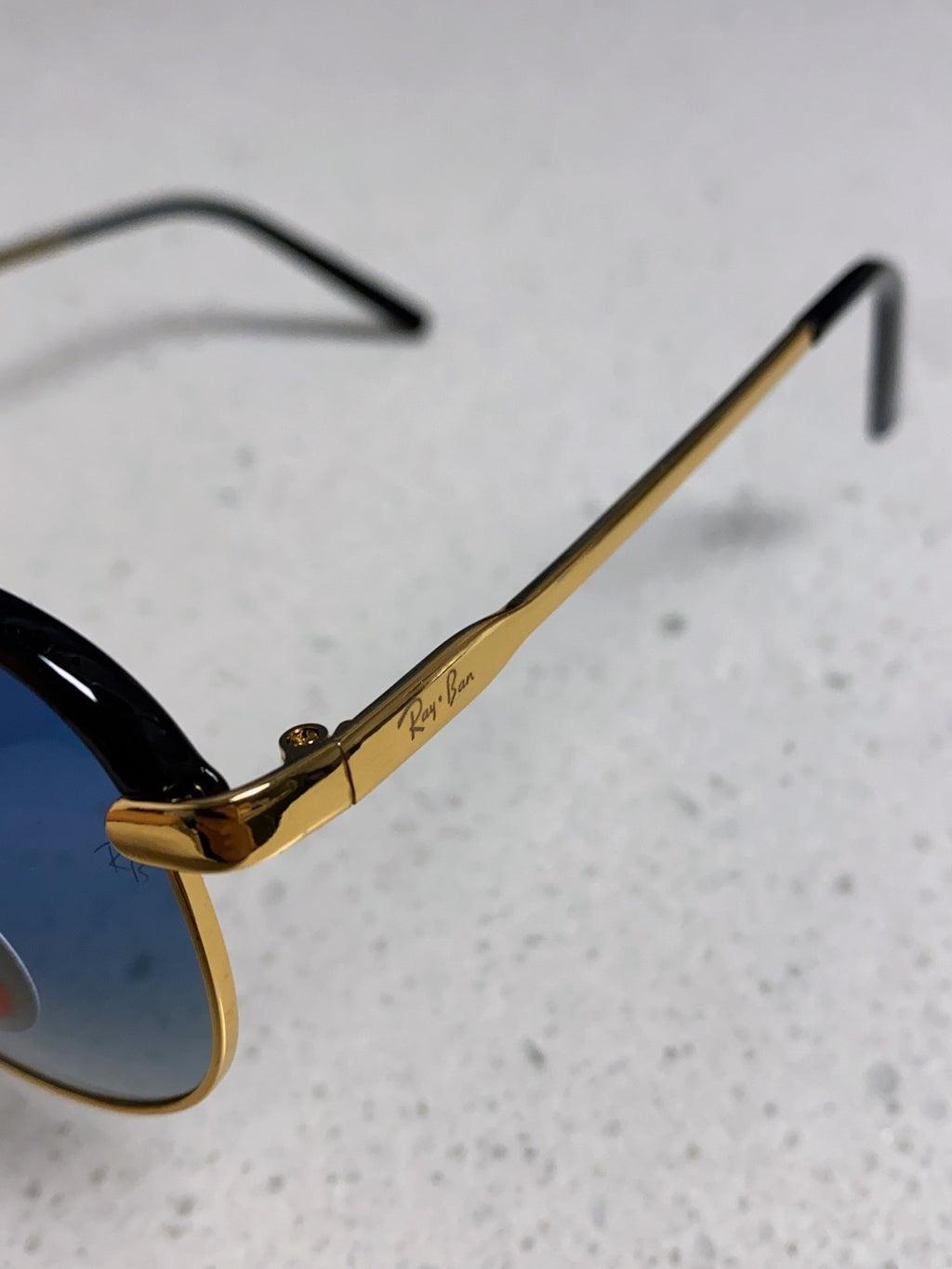 Ray-Ban RB3409 Polarized Aviator Blue Lens Sunglasses for Men - 399533 - detail image 7