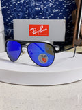 Ray-Ban RB3409 Polarized Aviator Blue Lens Sunglasses for Men - 399536