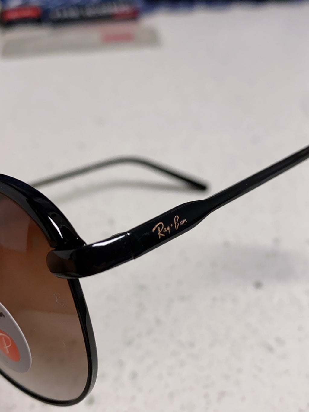 Ray-Ban RB3409 Polarized Aviator Silver Lens Sunglasses for Men - 433118 - detail image 7