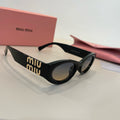 Miu Miu Cat-Eye Silver Lens Sunglasses for Men & Women - 466163