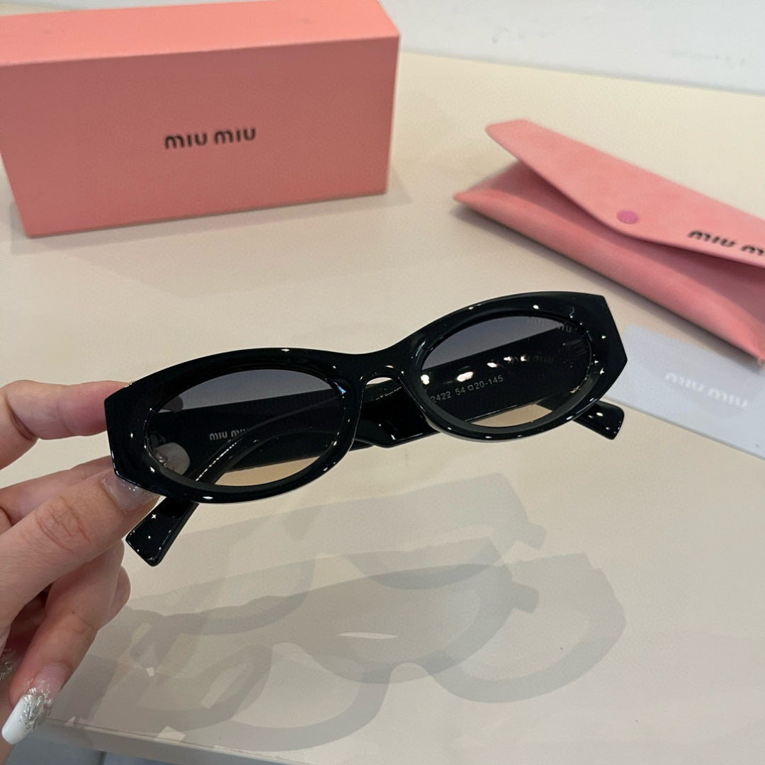 Miu Miu Cat-Eye Silver Lens Sunglasses for Men & Women - 466144 - detail image 5
