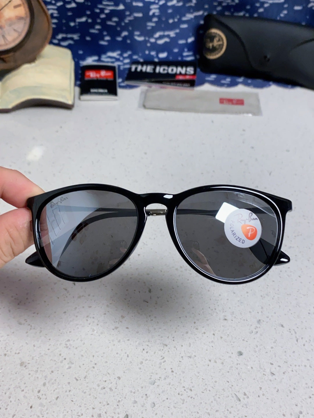 Ray-Ban RB4171 Polarized Fashion Silver Lens Sunglasses for Men & Wom - 416623 - detail image 4