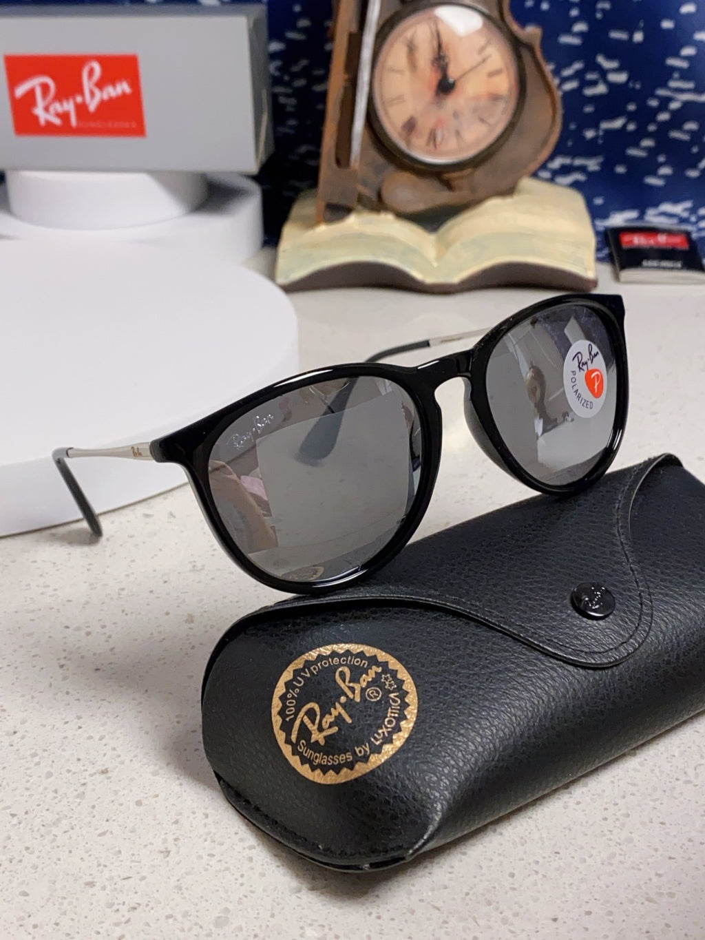 Ray-Ban RB4171 Polarized Fashion Silver Lens Sunglasses for Men & Wom - 416623 - detail image 10