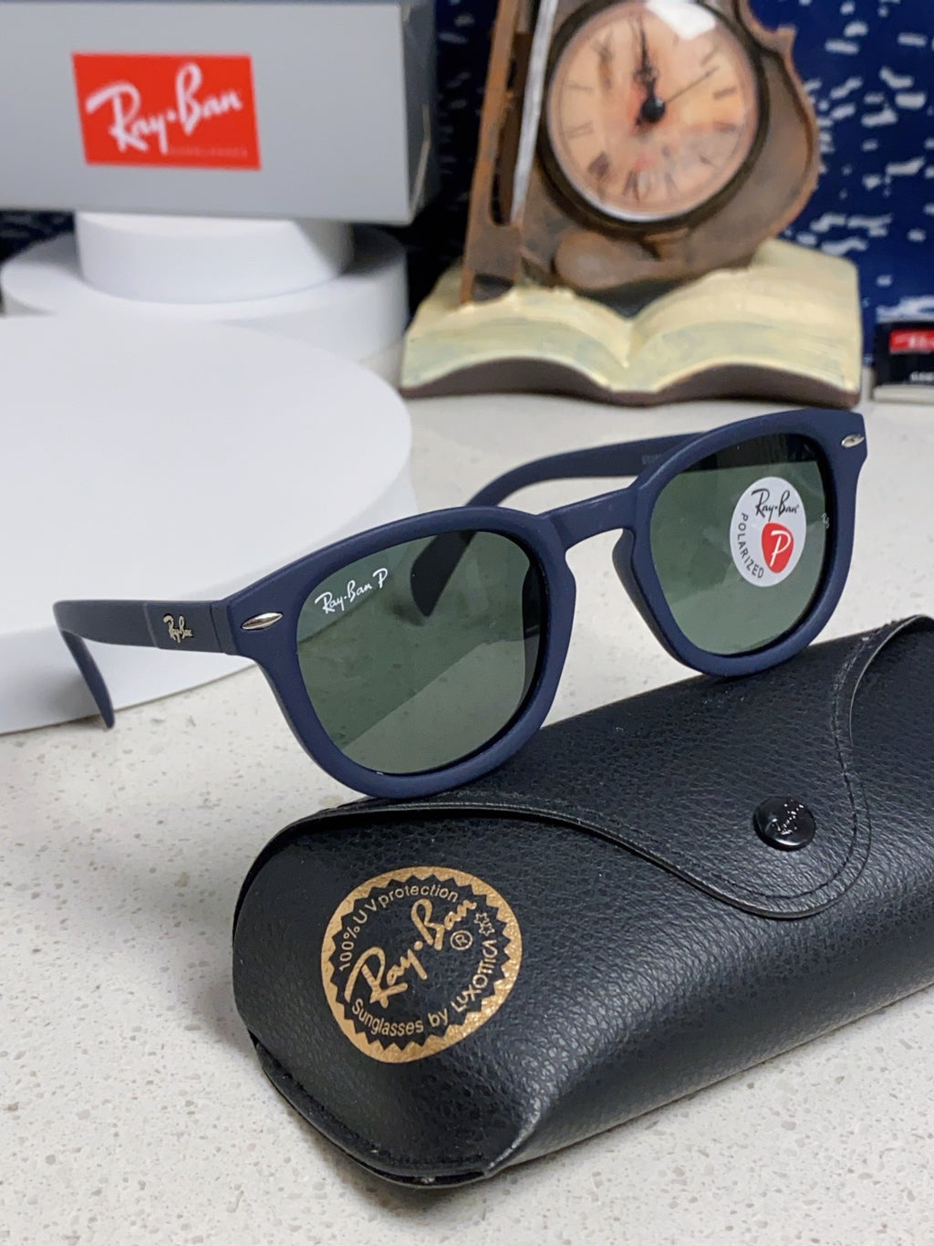 Ray-Ban RB5356 Polarized Oval Silver Lens Sunglasses for Men & Women - 466559 - detail image 10