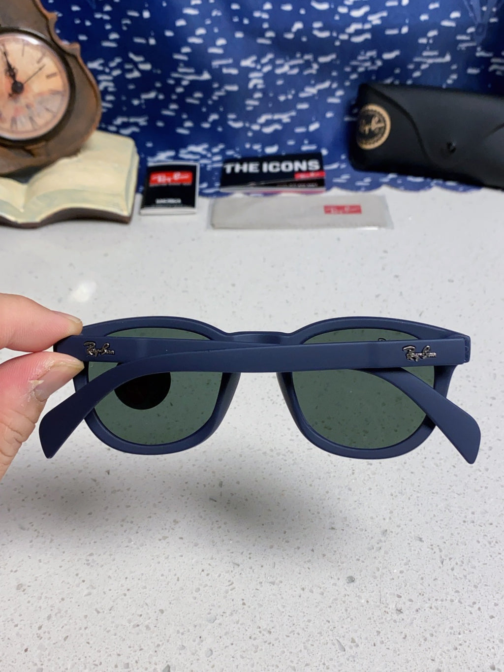 Ray-Ban RB5356 Polarized Oval Silver Lens Sunglasses for Men & Women - 466559 - detail image 5