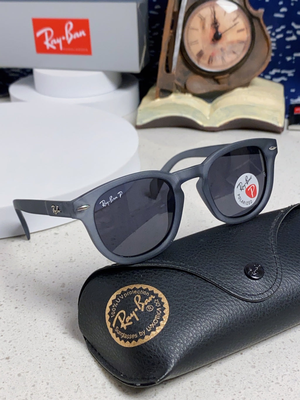 Ray-Ban RB5356 Polarized Oval Silver Lens Sunglasses for Men & Women - 466560 - detail image 10