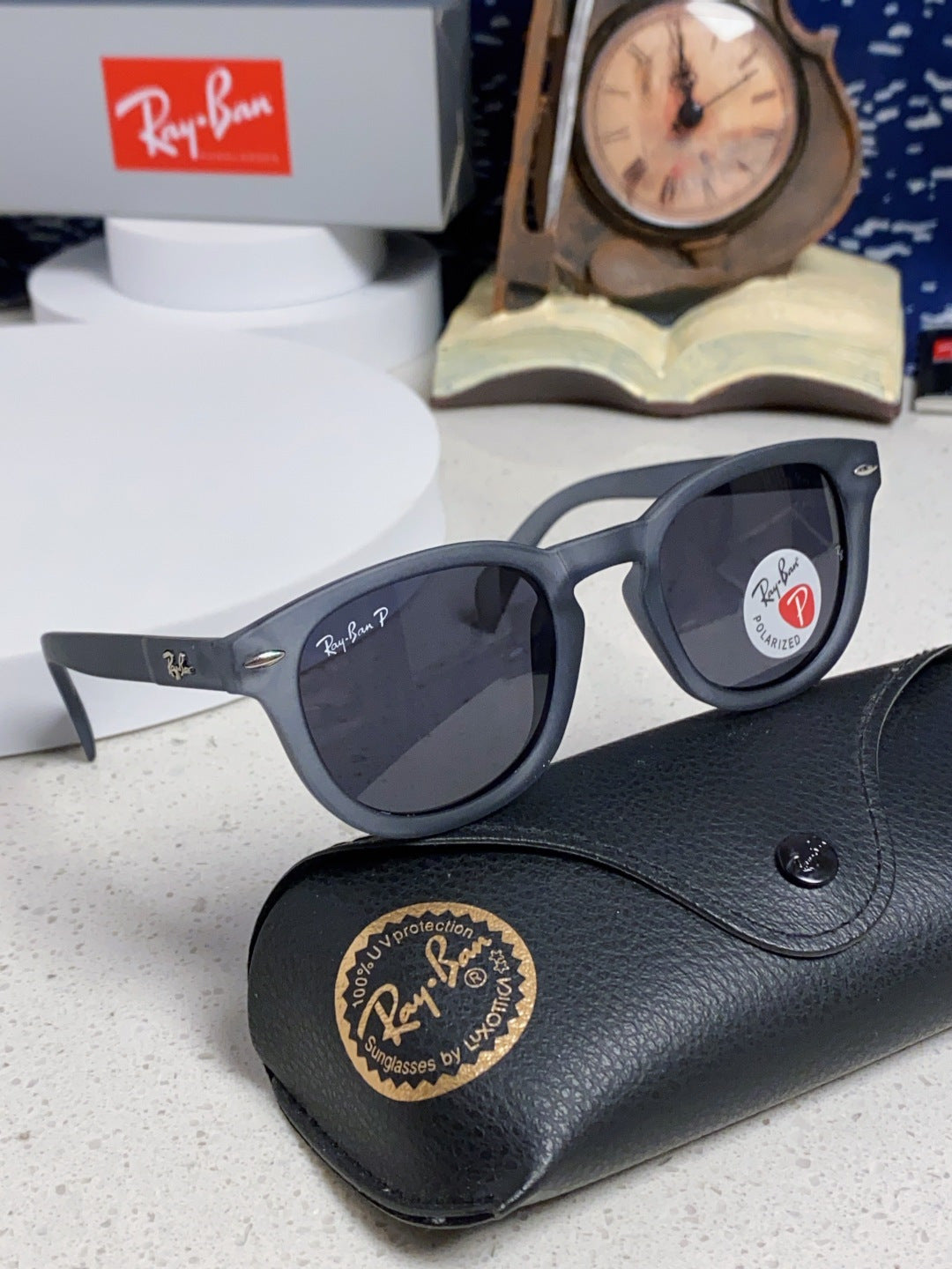 Ray-Ban RB5356 Polarized Oval Silver Lens Sunglasses for Men & Women - 466560 - detail image 10
