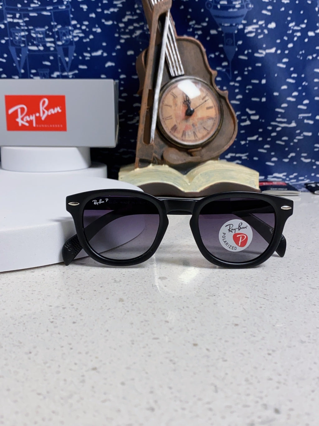 Ray-Ban RB5356 Polarized Oval Silver Lens Sunglasses for Men & Women - 466561 - detail image 9