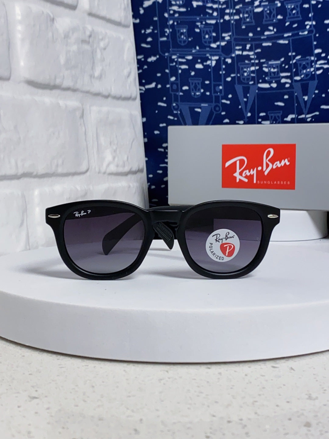 Ray-Ban RB5356 Polarized Oval Silver Lens Sunglasses for Men & Women - 466561 - detail image 2