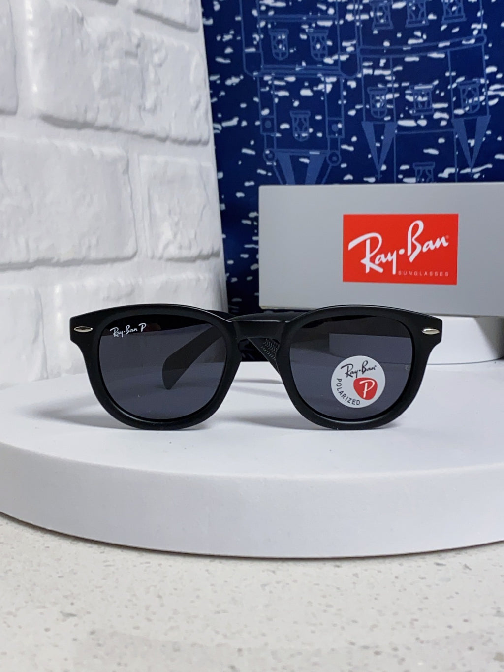 Ray-Ban RB5356 Polarized Oval Silver Lens Sunglasses for Men & Women - 466562 - detail image 2